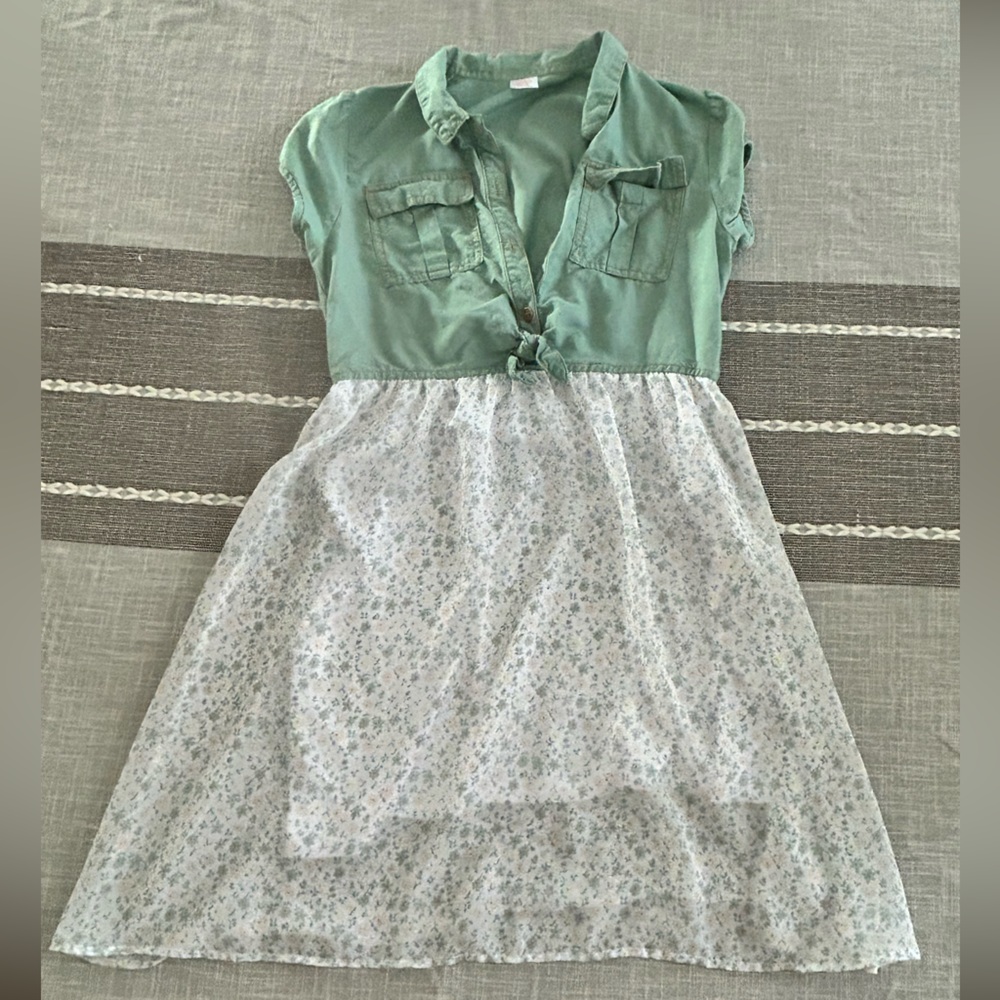 Brand:wonder nation size:youth xxl (18) color: mint green, white, yellow